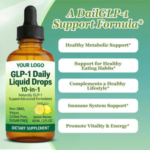 Gouttes buvables biologiques personnalisables OEM/ODM pour la beauté et la santé, 60 ml, GLP-1 pour femmes et hommes - Énergie, sommeil, soutien immunitaire - Product Image 4