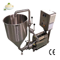 Mélangeur homogénéisateur sous vide en acier inoxydable DZJX pour la production de mayonnaise, de ketchup, de sauce, de détergent, de crème, d'émulsifiant, pompe de mélange