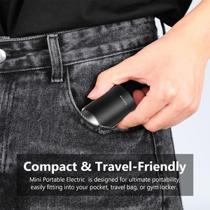 Afeitadora Eléctrica Rotativa Mini Portátil para Hombre, Recargable, Impermeable IPX6, Recortadora de Vello Nasal, Tipo C, para Viajes, Hotel y Hogar - Product Image 5