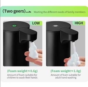 Distributeur de savon automatique rechargeable de bureau sans contact en acier inoxydable SUS304, couleurs personnalisables pour usage domestique - Product Image 6