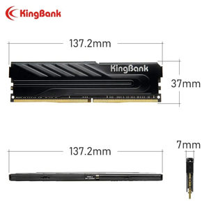 Nouvelle mémoire RAM DDR4 ECC KingBank 16 Go x 2 3200/<span class=keywords><strong>3600</strong></span>/4000 MHz XMP 3.0 pour PC de bureau en stock - Product Image 2