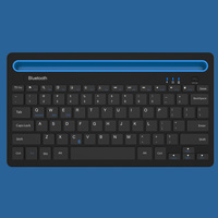AIKUN BT8002-Office maison utilisé BT5.0 clavier rechargeable sans fil-interrupteur à ciseaux-conception ultra mince