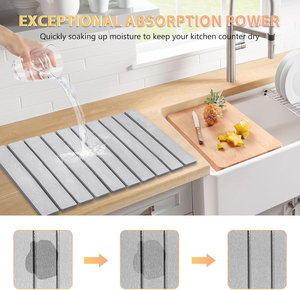 24 "x16" מהיר ייבוש דיאטום אמבט מחצלת סופר סופג ללא להחליק שולחן מחצלת מתנות ליום הולדת לנשים אמא סבתא - Product Image 3