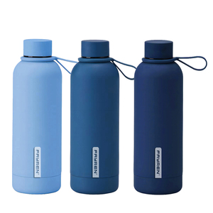 Botella de agua de acero inoxidable de fábrica personalizada bebida deportiva frasco al vacío boca pequeña botella de agua de viaje aislada al vacío con correa - Product Image 5