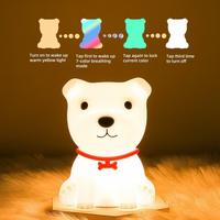 Lampe LED pour bébé Cartoon Puppy Bedroom Children Rechargeable for Dining Table Night Light Room Sleep Light