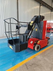 Plateforme de travail aérien à mât vertical autopropulsée 200 kg avec flèche 7m-12m, <span class=keywords><strong>prix</strong></span> usine, vente chaude - Product Image 2