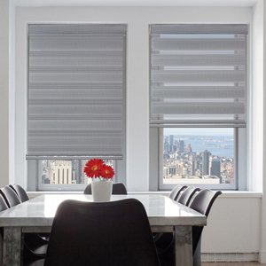 Cửa sổ thông minh rèm nhà Rèm ngựa vằn cơ giới văn phòng ngày và đêm cán bóng điện ngựa vằn con lăn cửa sổ vải mù - Product Image 5