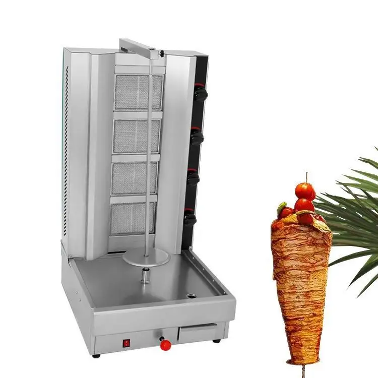 Lage Prijs Shawama Machine Gas Shoarma/Elektrische Doner Kebab Cutter Leveranciers