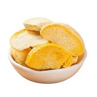 100 g/sac Croustilles de pêche au miel lyophilisées aromatisées FD, collation de fruits séchés du Shandong pour gâteaux flocons de neige, durée de conservation de 360 jours