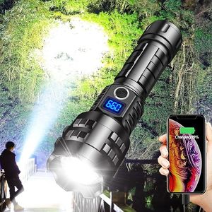5000 Lumen zoom siêu sáng <span class=keywords><strong>LED</strong></span> JP Đèn pin mạnh mẽ <span class=keywords><strong>Torch</strong></span> ánh sáng lunterna USB sạc dài phạm vi kim loại COB <span class=keywords><strong>Led</strong></span> đèn pin - Product Image 2