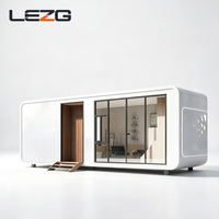 Kiosque de réception modulaire préfabriqué Apple Cabin, comptoir de service portable antirouille pour entrée de parc et portail de chantier