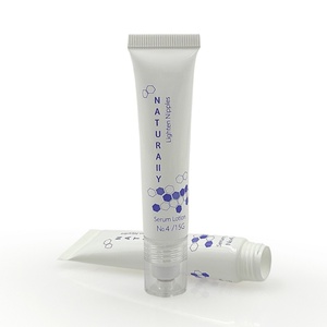 Tube souple vide personnalisé en gros pour emballage de crème de soin 20ml pour essence éclaircissante, avec bouchon à vis en plastique - Product Image 3
