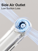 Tondeuse à cheveux pour bébé 2-en-1 ultra silencieuse avec lames en céramique, batterie Li-ion, aspiration sous vide, sans fil, électrique, pour nourrissons, tout-petits, enfants, à domicile