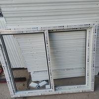 Fenêtre coulissante horizontale en PVC étanche à l'air, profil multi-chambres, isolation thermique, anti-poussière, pour extérieur, hôtels, appartements