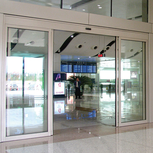 Tienda comercial, tienda de supermercado, puertas correderas de aluminio automáticas eléctricas, diseño moderno, <span class=keywords><strong>puerta</strong></span> de <span class=keywords><strong>cristal</strong></span> de aluminio para escaparate - Product Image 5
