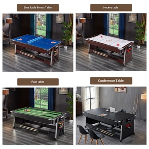 <span class=keywords><strong>Table</strong></span> de billard 7 pieds 4-en-1 rotative pour le snooker, le <span class=keywords><strong>hockey</strong></span> sur <span class=keywords><strong>air</strong></span> et le <span class=keywords><strong>ping</strong></span>-<span class=keywords><strong>pong</strong></span>, pour le divertissement à domicile - Product Image 2