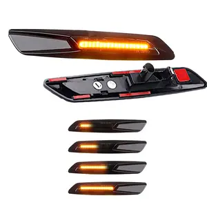 LED Sequential Car Body Side Marker Turn Signal Flash Indicator Blink Lamp Light Fit For BMW E46 E81 E90 E60