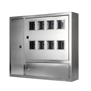 304 Stainless Steel 8-Way Electric Meter Box with Viewing <b>Window</b> IP65 Outdoor Power Panel Electricity meter box - Product Image 5