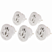 Adaptateur universel pour prise EU, multifonction, convertisseur UK EU US AU vers Euro Schuko Type-F, prise de courant 10A avec obturateur de sécurité