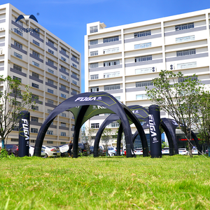 Tente adjacente gonflable facile à installer pour l'événement cycliste Tissu Oxford et doublure en TPU tente gonflable pour rallye de voitures de course - Product Image 3