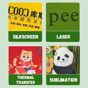 Sac en feutre coloré de haute qualité, grande capacité, sac à main en feutre, sac fourre-tout avec logo personnalisé, sac promotionnel de marque, souvenir d'entreprise, sac cadeau - Product Image 3