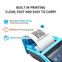 Mobile POS Q1 4G Réseau 2G + 16G Android POS Terminal 5.5 Pouces Mobile Paiement Terminal Téléphone pour Paiements & Loterie OEM Usine