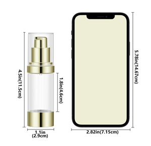 Bình Bơm Không Khí Có Thể Nạp Lại <span class=keywords><strong>1</strong></span> <span class=keywords><strong>Oz</strong></span>, Bình Đựng Kem Dưỡng Da Du Lịch Rỗng, Bình Đựng Mỹ Phẩm Bằng Nhựa Cho Kem Nền - Product Image 6