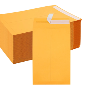 Enveloppes jaunes Manila en gros d'usine, format <span class=keywords><strong>A4</strong></span>, paquet de 50, enveloppes kraft 80g <span class=keywords><strong>pour</strong></span> documents et lettres - Product Image 2