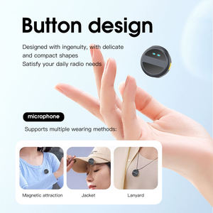 SX21 Mini Wireless Microphone <strong>Interview</strong> Live Broadcast Lavalier Mic Noise Reduction Audio Video <strong>Recording</strong> for Iphone Android - Product Image 2