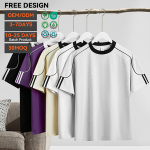 Camiseta al por mayor vintage ecológica, lisa, extragrande, de algodón 100% de 240 g/m², con diseño estampado, personalizable con logotipo. - Product Image 1