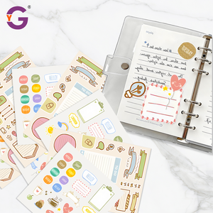 Pegatina Personalizada Kiss Cut para Decoración de Diarios, Libros y Calendarios, Hoja de Pegatinas Ecológicas para Cuadernos - Product Image 2