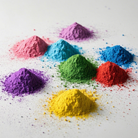 Peinture en poudre de revêtement en polyester, couleur bonbon