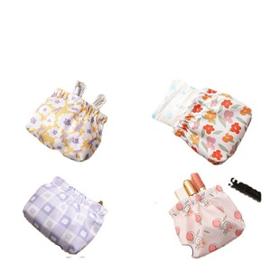 New Waterproof Leather Portable Makeup Pouch with Circle Design Shape for Keys <b>Lipstick</b> <b>Mini</b> Organizer Coin Purse Storage Bag - Product Image 6