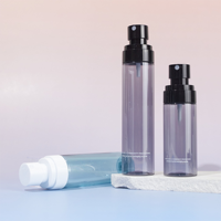 Flacons pulvérisateurs en PET personnalisés en gros de 60/80/100 ml pour toner, lotion, cosmétiques, recharge, plastique bicolore, portables pour les soins de la peau