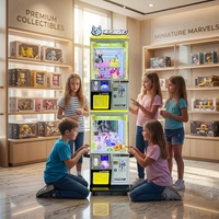 Machine à griffes compacte pour enfants, à monnayeur, attrape-prix, équipement de jeu d'arcade pour lieux de divertissement commerciaux intérieurs