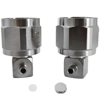 Connecteur coaxial RF N-JWB2 50 ohms, connecteur mâle N coudé pour câble coaxial RG405, fabriqué en usine