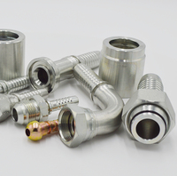 Raccord de filetage NPT de 3/8 pouces à face plate coupleur hydraulique à connexion rapide raccords de mamelon femelle et mâle avec bouchons anti-poussière