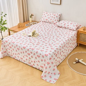 Nueva Sábana Plana Popular de Algodón Crudo Estampado, Tela Gruesa Antidesgarro, 400 Hilos, Ecológica y Antipilling para Uso en Hoteles y Hospitales - Product Image 2