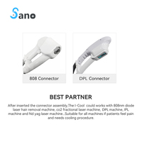 Sistema de Enfriamiento de Piel Zimmer Cold Skin Cooling, Enfriador de Piel Zimmer Chiller, Sistema de Enfriamiento por Aire para Tratamientos de Belleza con Láser