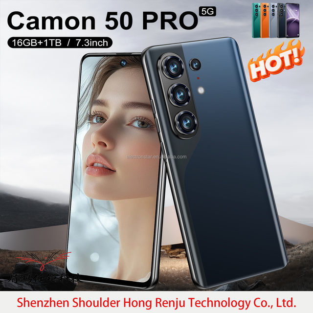 C50 16G+1TB Android 15 7.3 Inch 2026 NEW 5g Android Smartphone 108MP Rear Camera LTE Cellular Smartphone Fast Processor MTK