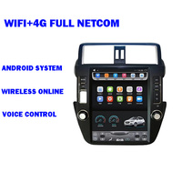 Radio de coche Android 10 para Toyota Prado Land Cruiser reproductor de sistema Multimedia de coche navegación GPS pantalla Vertical estilo Tesla 12,1"