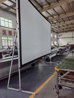 Écran de projection portable pliable rapide SHENGMU 84 pouces 3C Nano Coating Anti-Speckle ALR 16:9, compatible 4K pour cinéma en extérieur, garantie 1 an