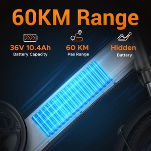 Vélo électrique pliable Hillmiles Mile 1, 14 pouces, mini vélo électrique 36V 250W 25km/h, vélo électrique de ville, en stock UE, à vendre - Product Image 3