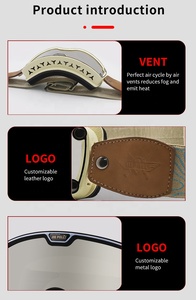 <span class=keywords><strong>Gafas</strong></span> deportivas con logotipo personalizado de estilo Retro, <span class=keywords><strong>gafas</strong></span> para casco de motocicleta, venta al por mayor, <span class=keywords><strong>gafas</strong></span> de Motoc - Product Image 3