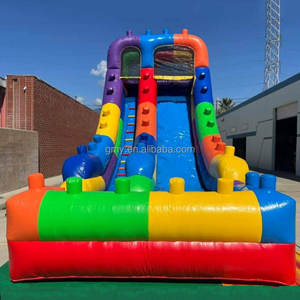 GMY Inflatables, toboggan aquatique gonflable pour adultes et enfants, blocs <span class=keywords><strong>de</strong></span> construction commerciaux, <span class=keywords><strong>jeu</strong></span> <span class=keywords><strong>de</strong></span> rôle, toboggan aquatique - Product Image 2