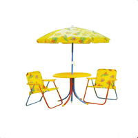 Set de Table pique-nique avec Parasol, chaise pliante, 1 ensemble, pour jardin, pique-nique, Parasol, HMD-G-803