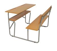 Chaise d'école moderne avec hauteur réglable, bureau et chaise en bois pour étudiants, adaptés aux bureaux à domicile
