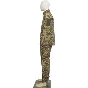 Venta al por mayor ACU uniforme de combate táctico en el océano camuflaje Digital Durable Oxford Ripstop chaqueta pantalones para uso al aire libre 65/35 TC - Product Image 2