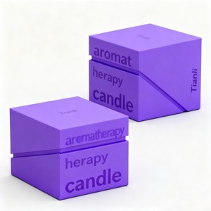 Tùy Chỉnh Có Thể Tái Chế Logo Sang Trọng Cứng Nhắc Hộp Giấy <span class=keywords><strong>2025</strong></span> Hot Bán Tùy Chỉnh OEM Nến Bao Bì Chất Lượng Cao Matte Từ Hộp - Product Image 4