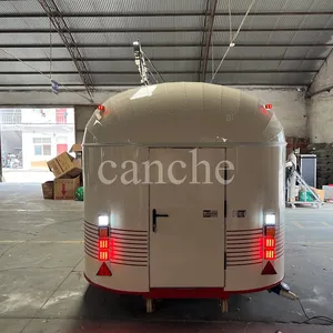 รถขายอาหารเคลื่อนที่แบบกำหนดเอง Canche พร้อมอุปกรณ์สำหรับขายฮอทดอก เบอร์เกอร์ และอาหารอื่นๆ - Product Image 4